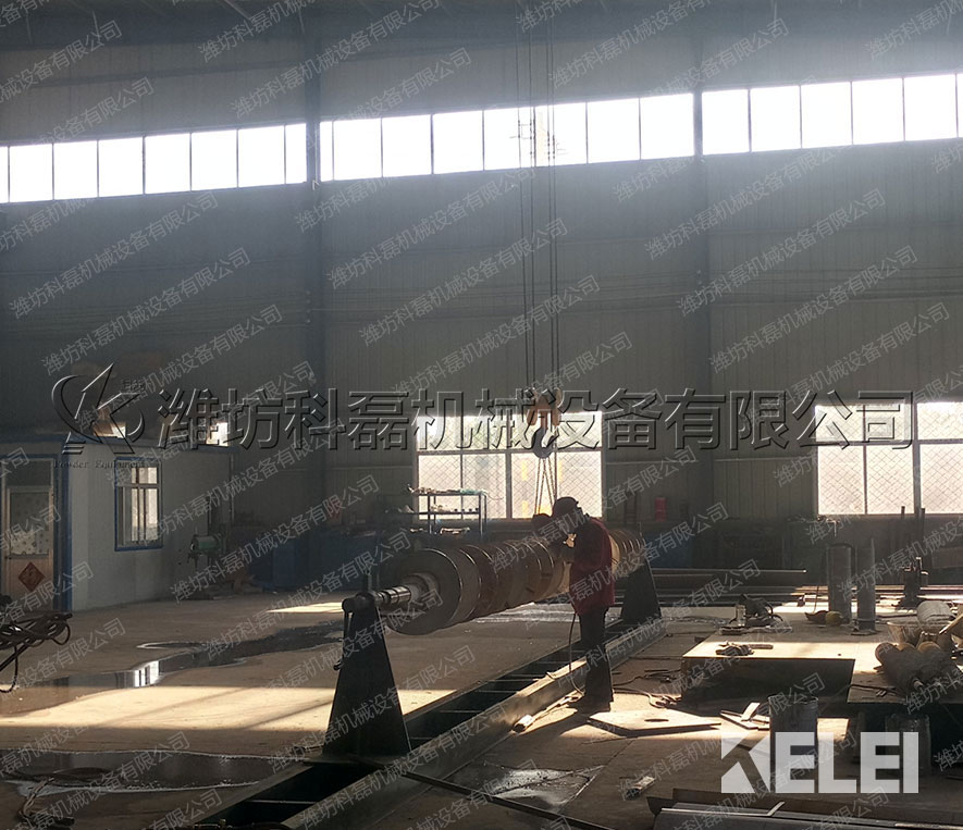 科磊螺旋输送机绞龙焊接车间 第2张