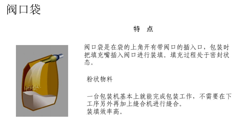 什么是阀口袋，什么是敞口袋 第2张